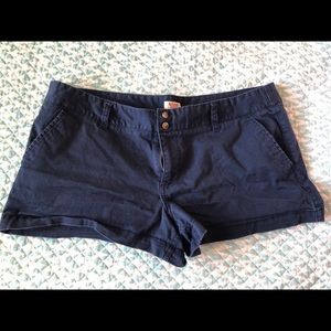 Mossimo Supply Co. Shorts - Mossimo blue shorts size 15 low rise juniors Mossimo Supply Co. Shorts - Mossimo blue shorts size 15 low rise juniors